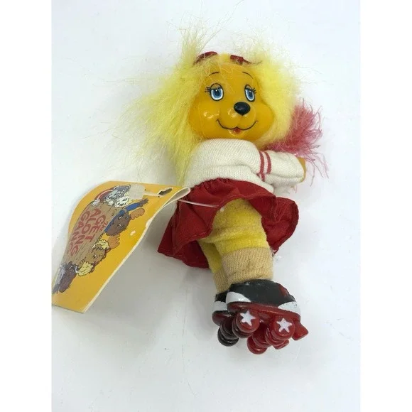 AmToy Get Along Gang Dotty Dog 4" Figure With Pom Pom Never Used W Tag - Picture 4 of 7